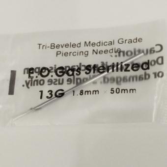 Иглы для пирсинга 13G = 1.8 мм, длинна 50 мм