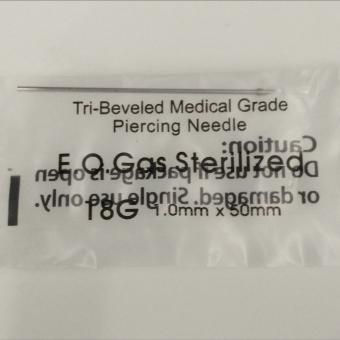 Иглы для пирсинга 18G = 1.0 мм, длинна 50 мм